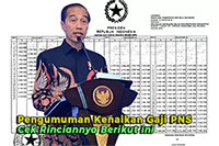 Pengumuman Kenaikan Gaji PNS, Cek Rinciannya Berikut ini